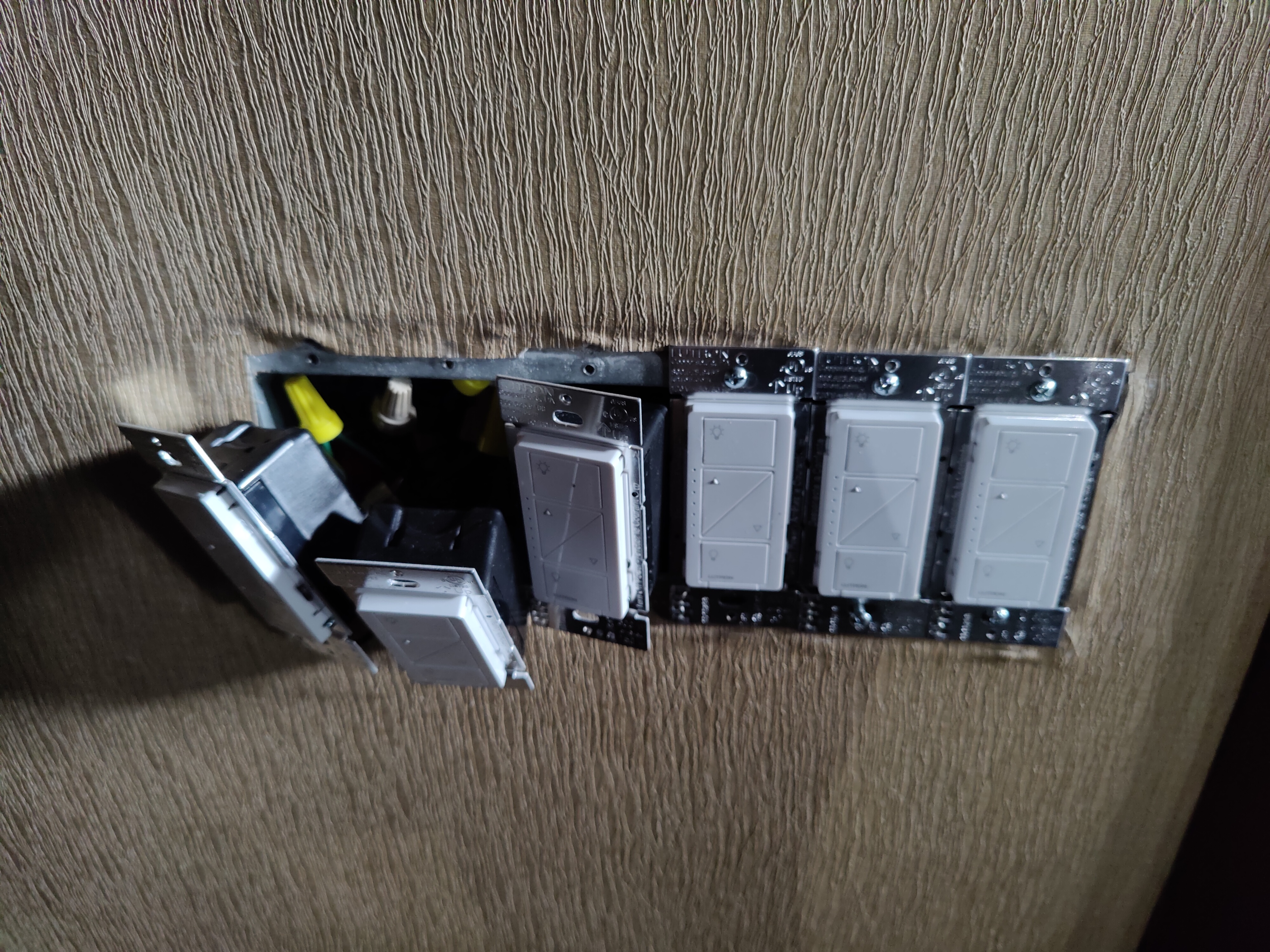 Smart home switch installation by Bravo Services